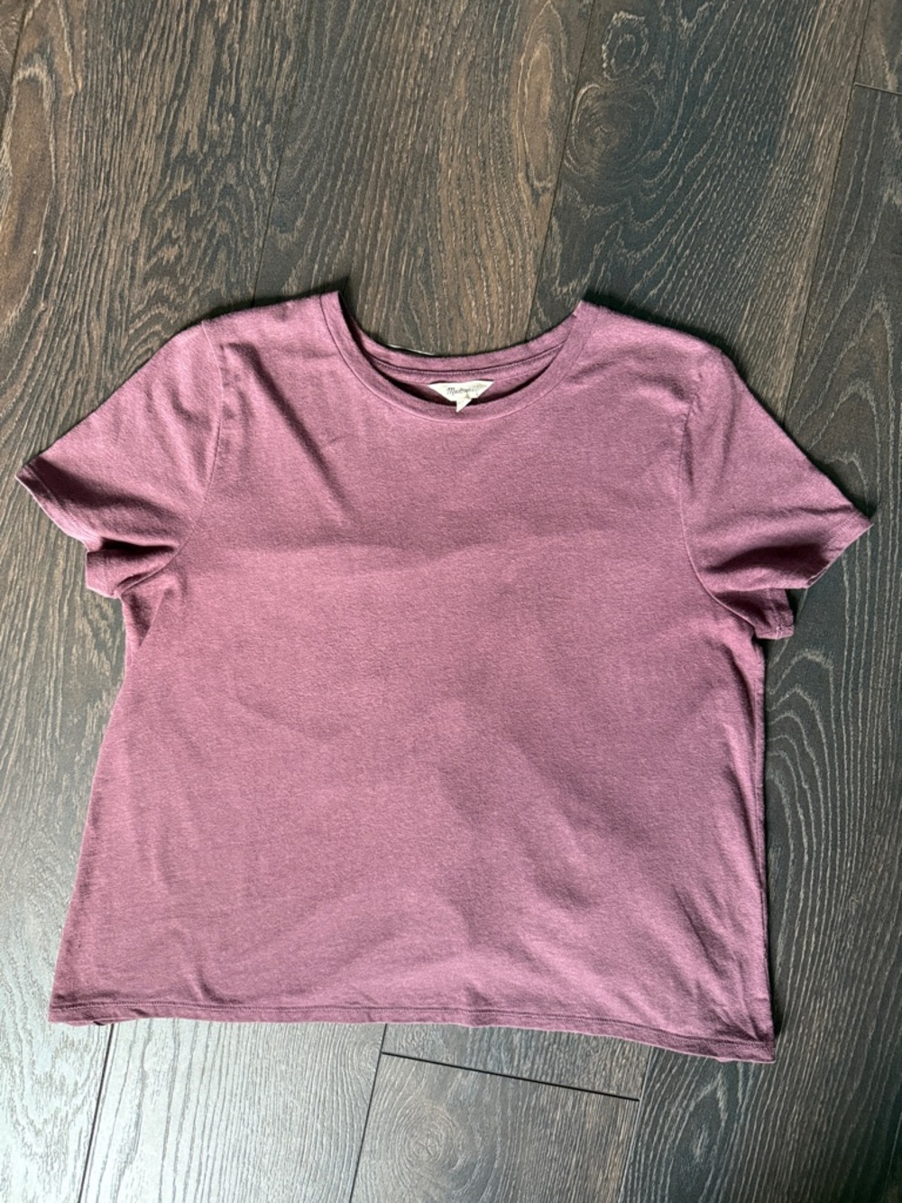 Madewell Short Sleeve Tie Back Crewneck Tee